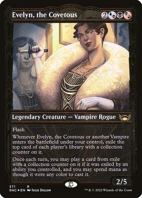 Evelyn, the Covetous – Streets of New Capenna (SNC-371) Magic: The Gathering card | LC-REM-20260804-15383590142284-bf30b561-7ae6-4423-9184-6574e68f9038 Imagen principal del producto