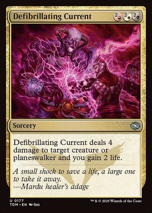 Defibrillating Current – Tarkir: Dragonstorm (TDM-177) Magic: The Gathering card | LC-REM-20260804-15401852076364-bf3a18cf-03db-4eb0-8d53-0c1a71e184da Hauptbild