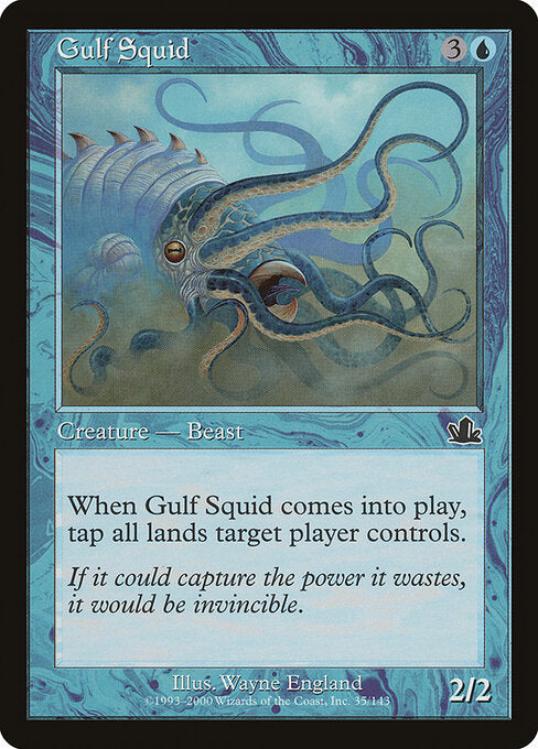 Gulf Squid – Prophecy (PCY-35) Magic: The Gathering card | LC-REM-20260804-15835928297804-bf424982-a0ab-4db9-8889-f3cef10966c6