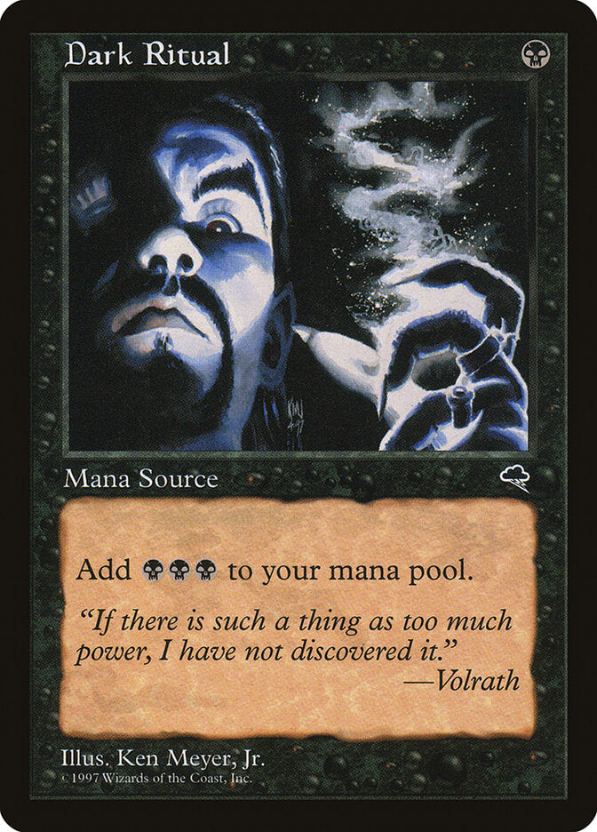Magic-kaart Dark Ritual TMP-118 uit Tempest (Common) Hauptbild
