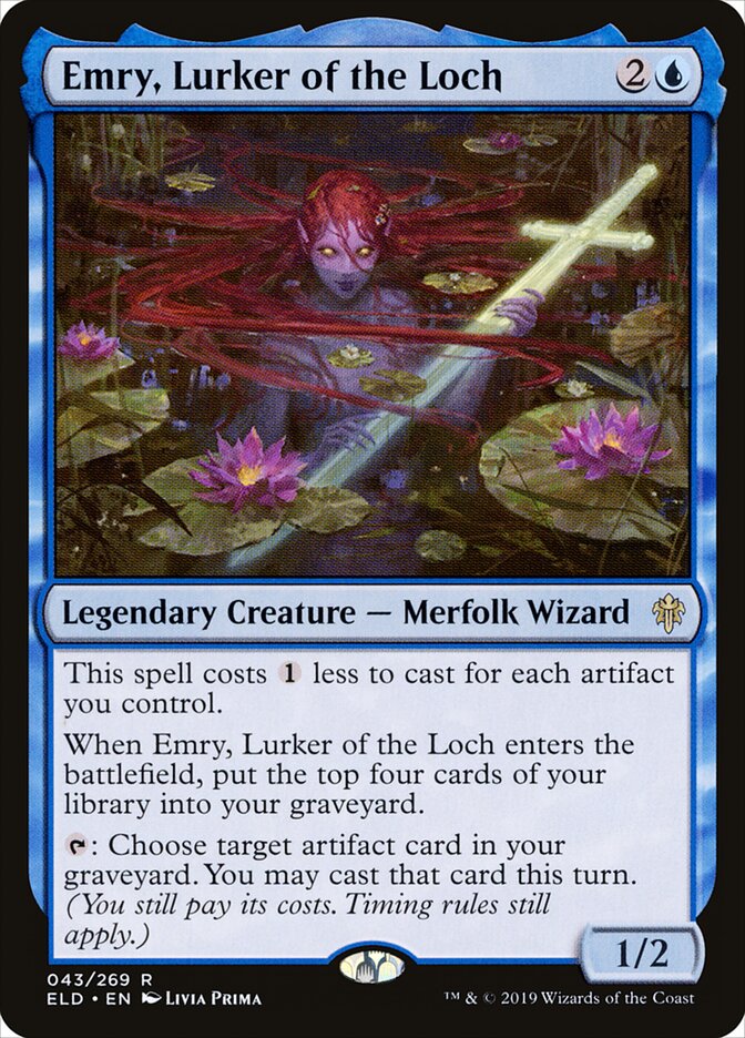 Emry, Lurker of the Loch - Throne of Eldraine (Rare) [ELD-43] Image principale du produit