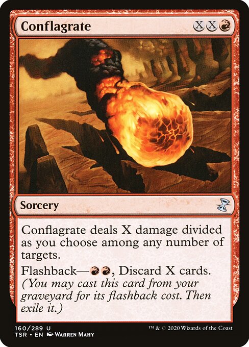 Conflagrate – Time Spiral Remastered (TSR-160) Magic: The Gathering card | LC-REM-20260804-15610379600204-bfbbcc1a-c6cc-4671-91ab-9dcf454f62e0 Hauptbild