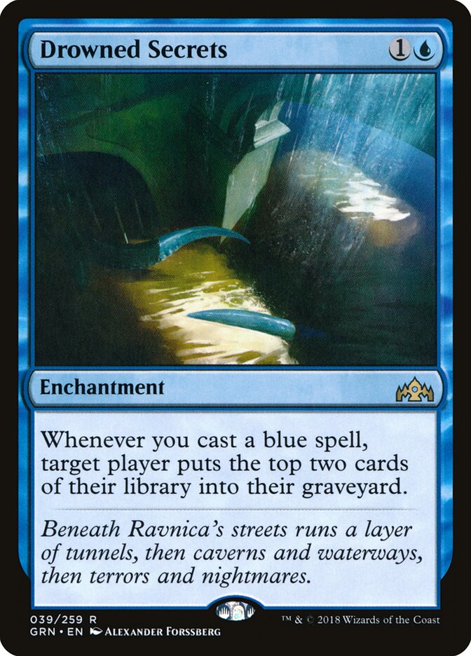 Drowned Secrets - Guilds of Ravnica (Rare) [GRN-39] Hauptbild