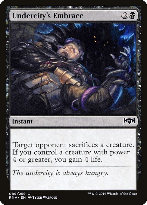 Undercity's Embrace – Ravnica Allegiance (RNA-89) Magic: The Gathering card | LC-REM-20260804-15150893433164-bfcb9805-eca0-476c-9480-0c958acdb50f