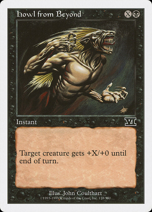 Howl from Beyond – Sixth Edition (6ED-138) Magic: The Gathering card Main image