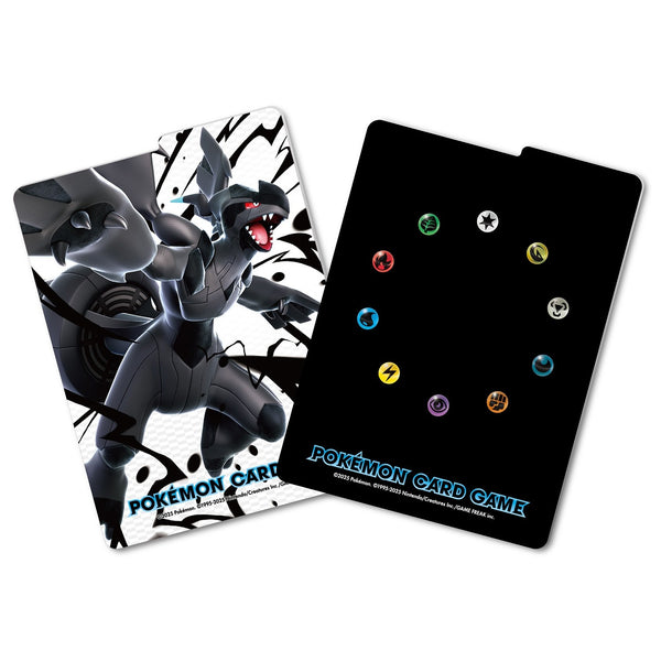 Pokémon Deckbox - Zekrom (Japans, Black Bolt) – de twee meegeleverde scheidingskaarten van de deckbox (officiële afbeelding Pokémon Center Japan)