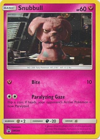 Black Star Promos - SM200 - Snubbull - Holo