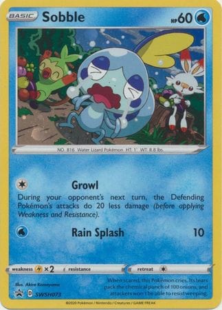 Black Star Promos - SWSH073 - Sobble - Holo