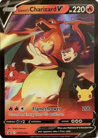 Black Star Promos - SWSH133 - Lance's Charizard V