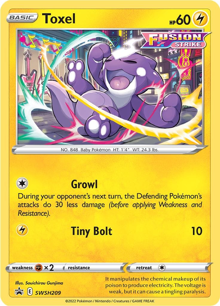 Black Star Promos - SWSH209 - Toxel - Holo