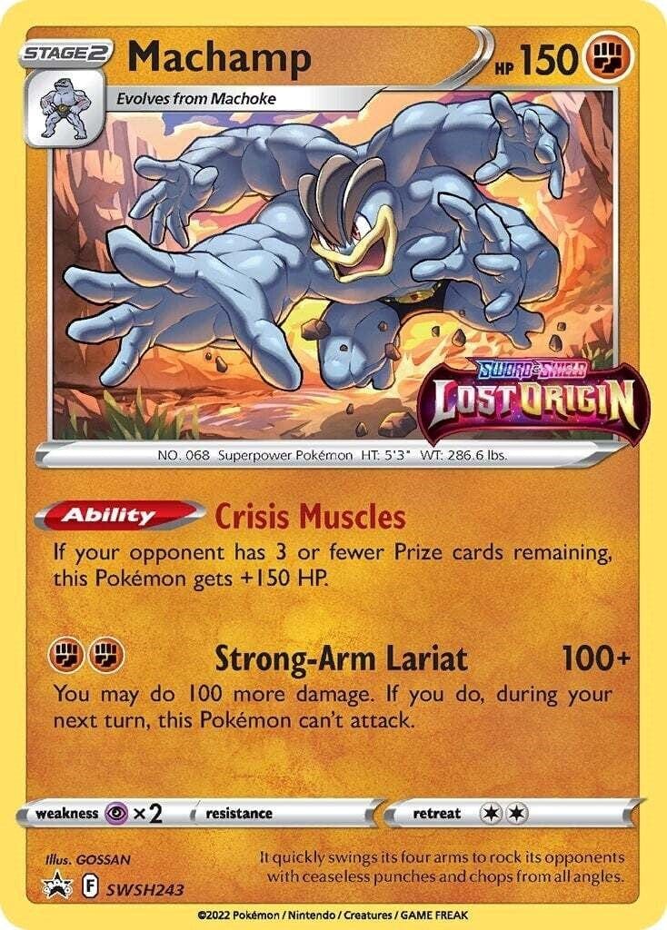 Black Star Promos - SWSH243 - Machamp - Pre-Release Holo