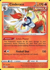 Black Star Promos - SWSH278 - Cinderace - Holo