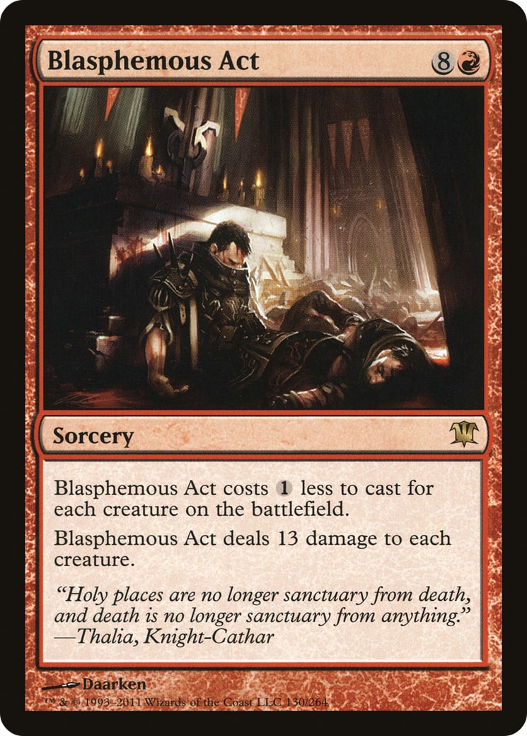 Blasphemous Act – Innistrad 130 – Magic: The Gathering single card | Lichcards Hoofdafbeelding