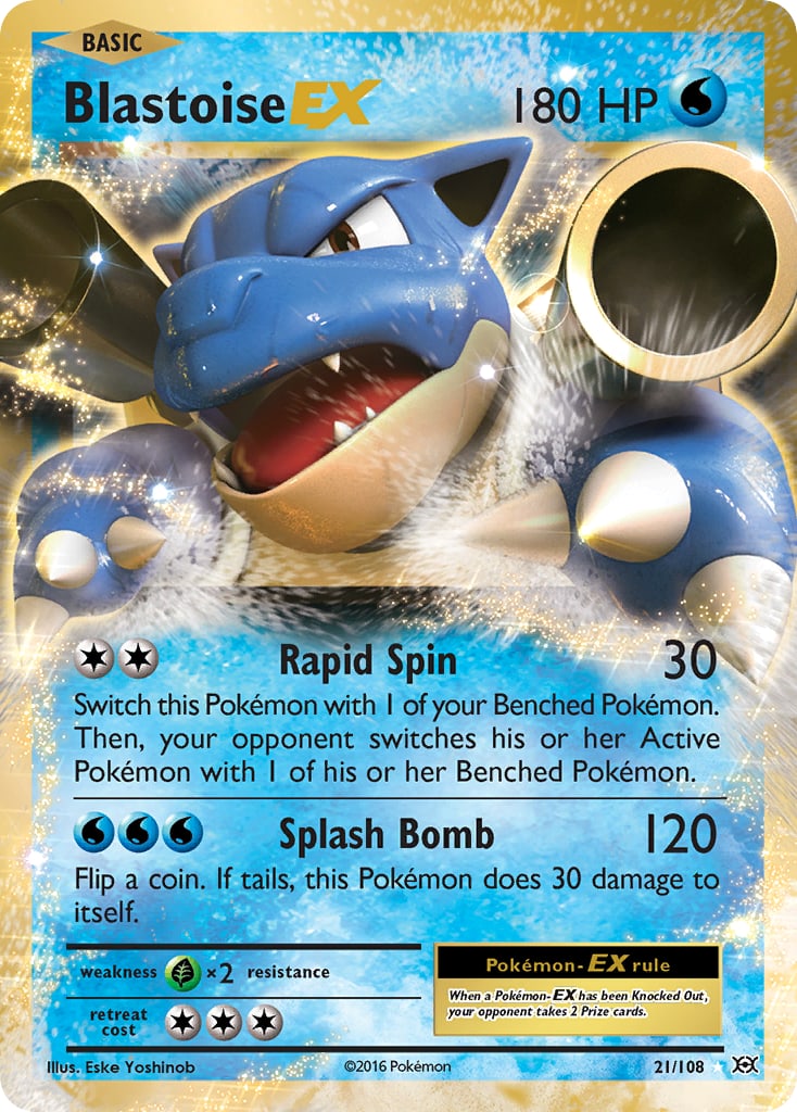 Blastoise EX – Evolutions 21 – Pokémon TCG single card | Lichcards