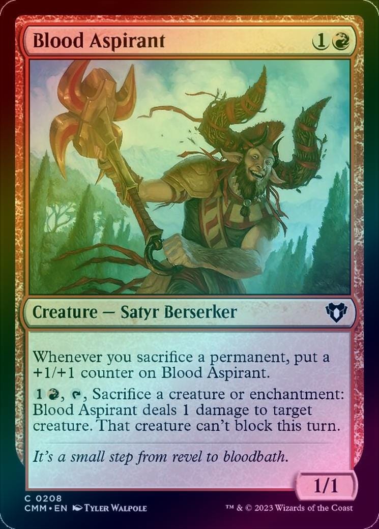 Blood Aspirant (Foil) (CMM)