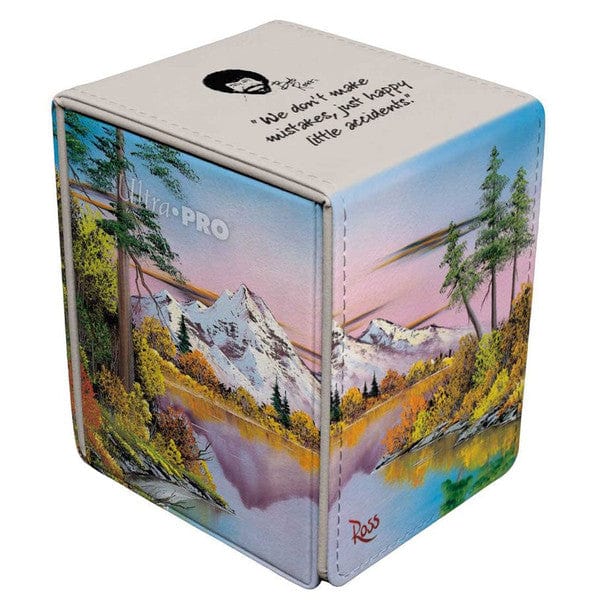 Ultra Pro "Bob Ross Mighty Mountain Lake" Alcove Flip Deck Box Immagine principale del prodotto