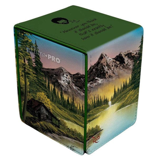 Ultra Pro "Bob Ross Mountain Retreat" Alcove Flip Deck Box Immagine principale del prodotto