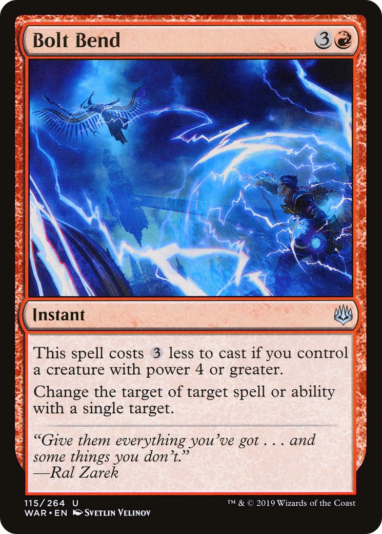 Bolt Bend – War of the Spark 115 – Magic: The Gathering single card | Lichcards