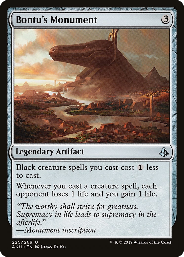 Bontu's Monument – Amonkhet 225 – Magic: The Gathering single card | Lichcards Hoofdafbeelding