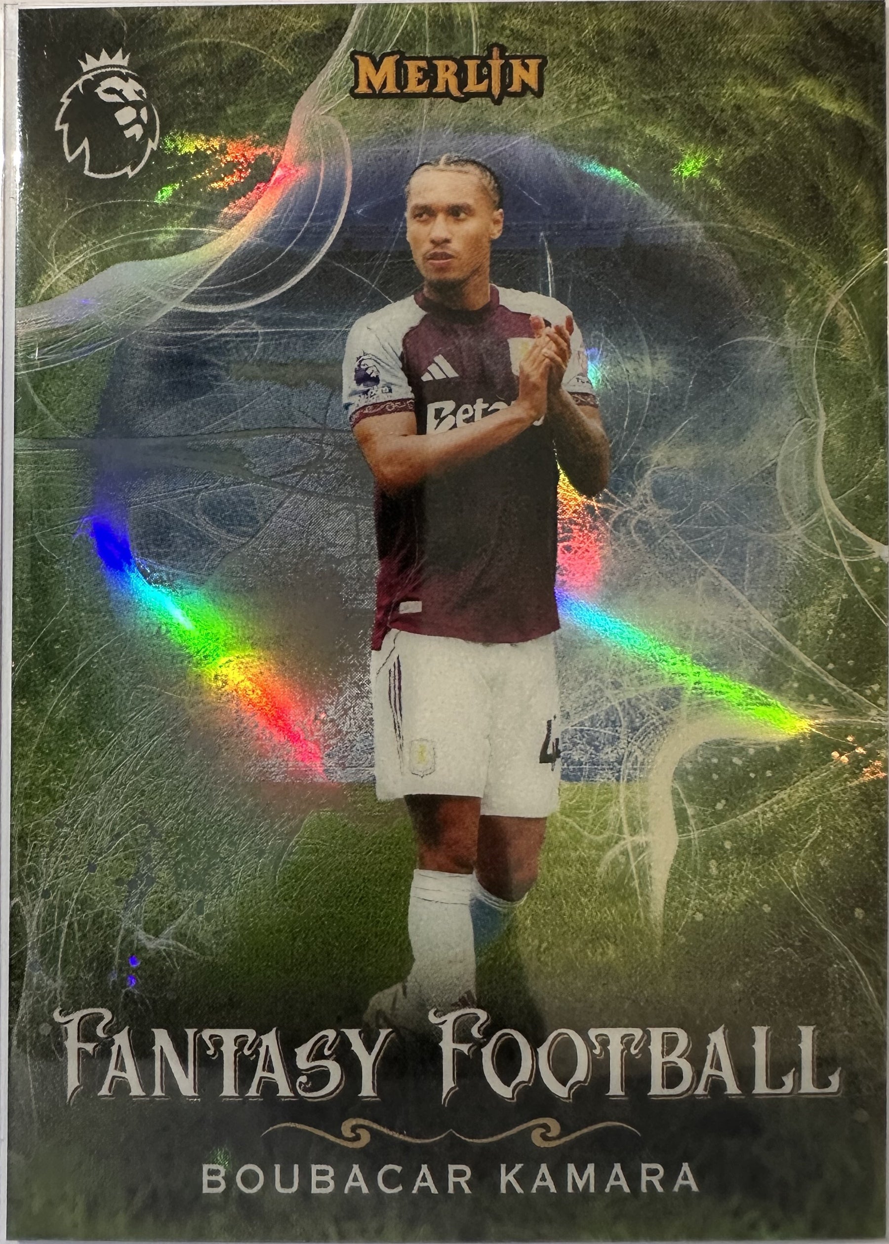 Boubacar Kamara - 2025-26 Topps Merlin Premier League (Fantasy Football) [FF-4] - voorkant
