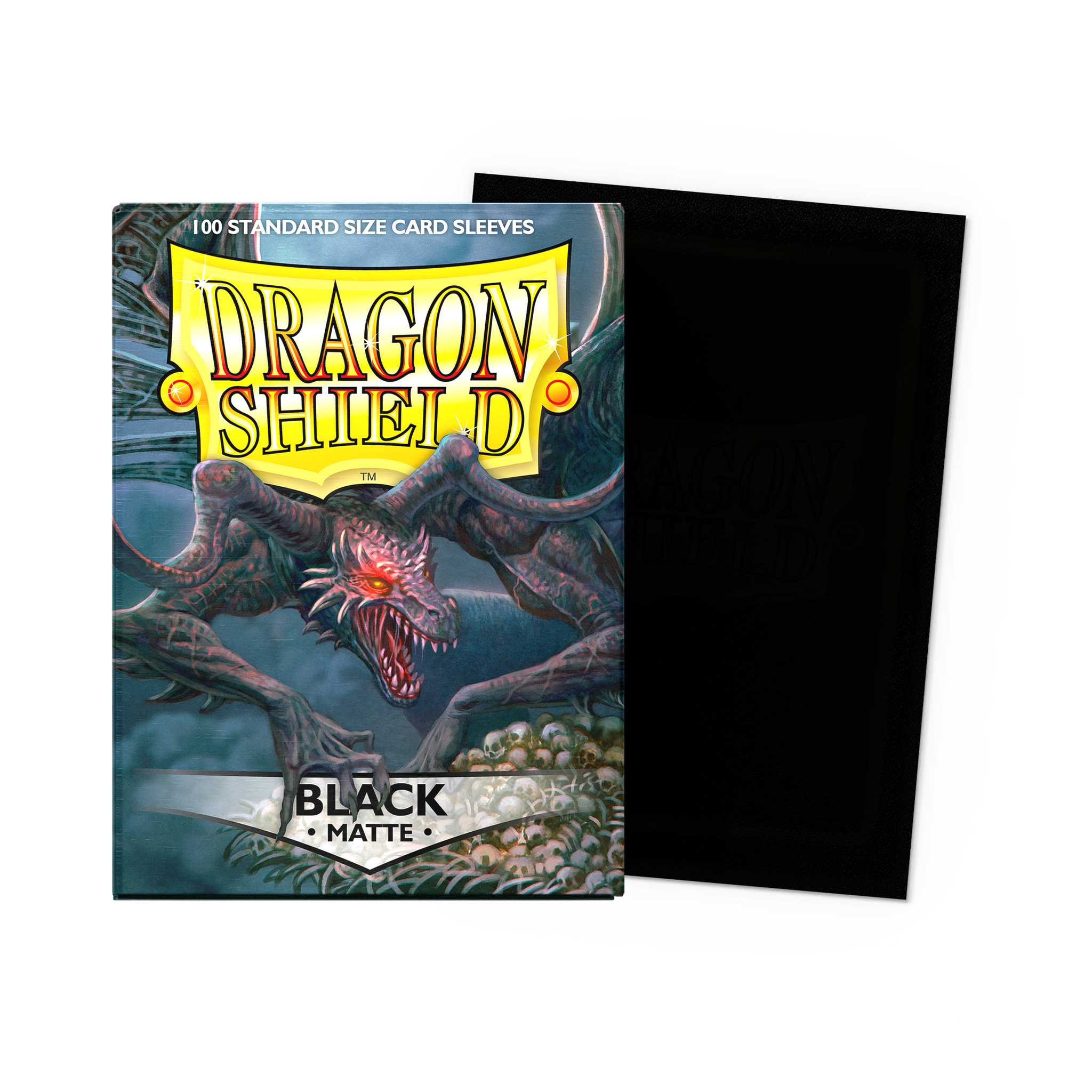 Dragon Shield Matte Sleeves zwart, doos met 100 sleeves