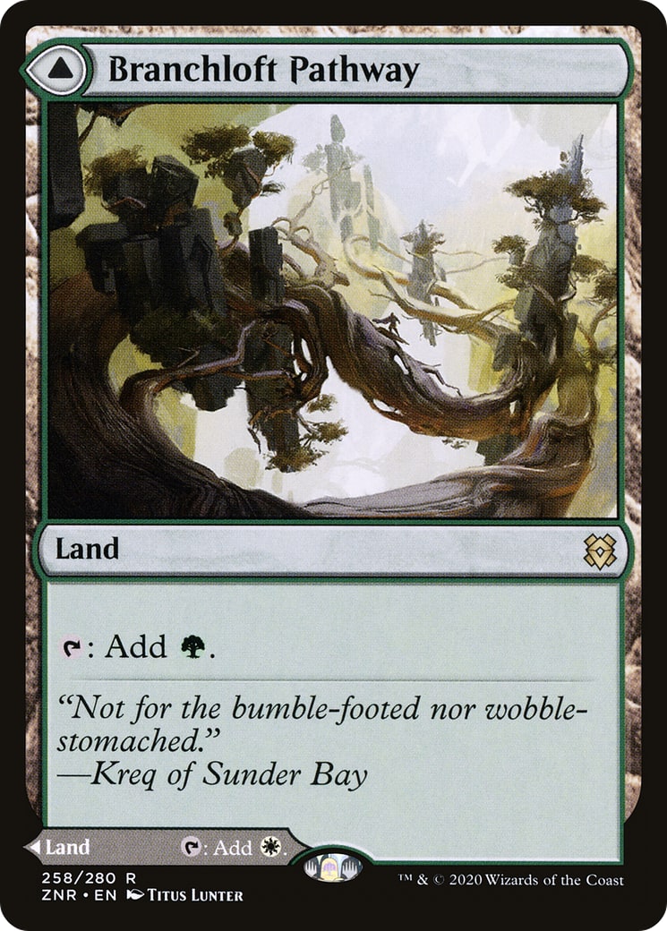 Branchloft Pathway // Boulderloft Pathway – Zendikar Rising 258 – Magic: The Gathering single card | Lichcards Image principale du produit
