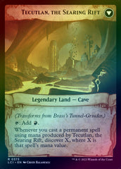 Brass's Tunnel-Grinder // Tecutlan, the Searing Rift - Extended Art (Foil) (LCI)