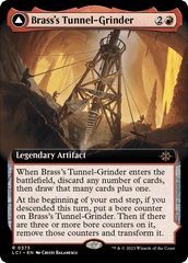 Brass's Tunnel-Grinder // Tecutlan, the Searing Rift - Extended Art (LCI)