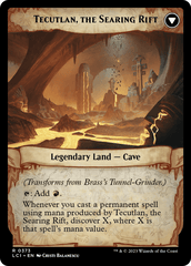 Brass's Tunnel-Grinder // Tecutlan, the Searing Rift - Extended Art (LCI)