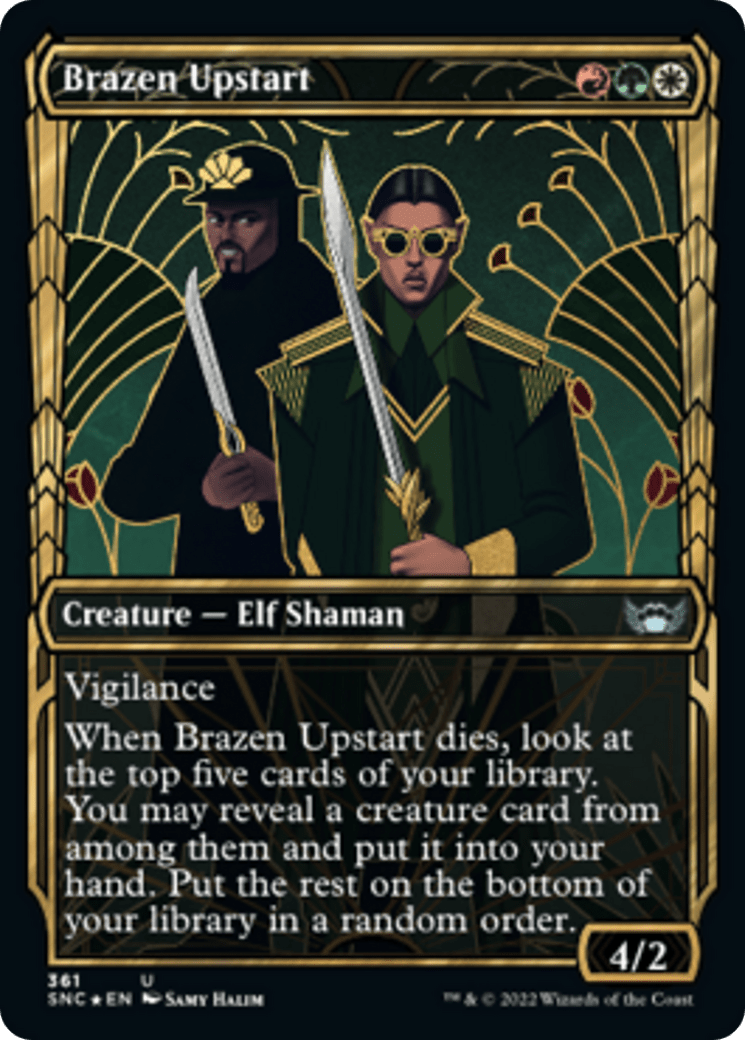 Brazen Upstart - Golden Age Gilded Foil (Foil) (SNC)