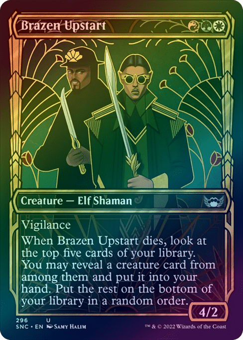 Brazen Upstart - Golden Age Showcase (Foil) (SNC)