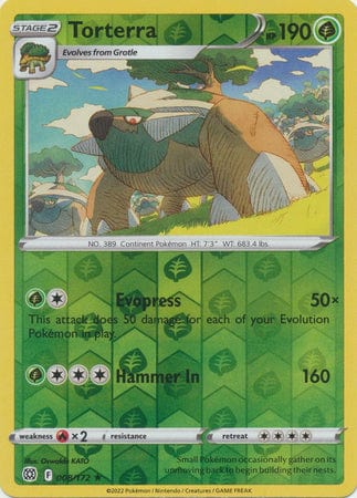 Brilliant Stars - 008/172 - Torterra - Reverse Holo