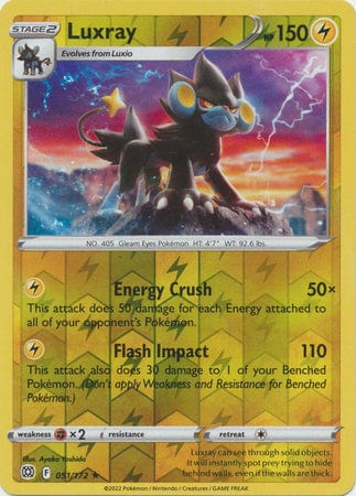 Brilliant Stars - 051/172 - Luxray - Reverse Holo