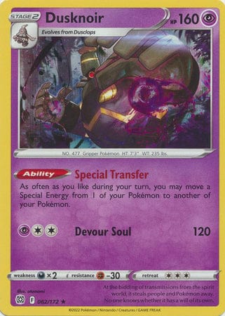 Brilliant Stars - 062/172 - Dusknoir - Holo