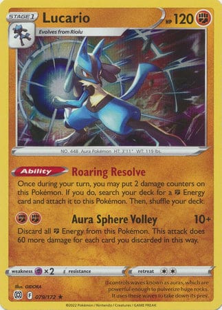 Brilliant Stars - 079/172 - Lucario - Holo