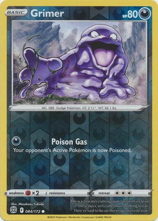 Brilliant Stars - 084/172 - Grimer - Reverse Holo