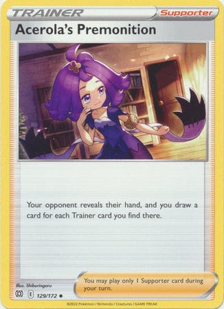 Brilliant Stars - 129/172 - Acerola's Premonition