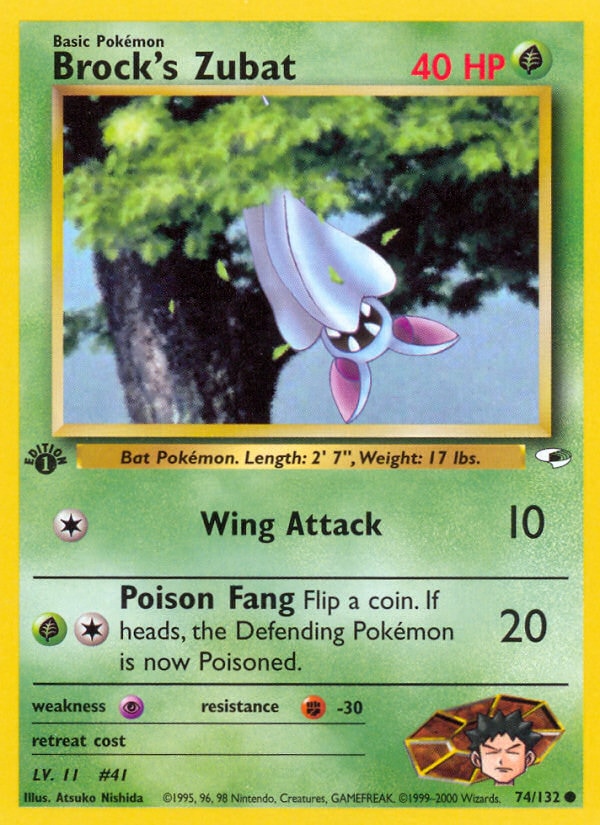 Brock's Zubat – Gym Heroes 74 – Pokémon TCG single card | Lichcards Image principale du produit