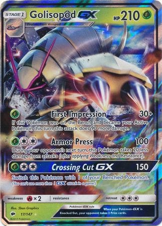 Burning Shadows - 017/147 - Golisopod GX