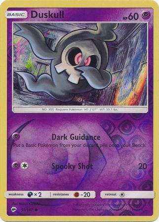 Burning Shadows - 051/147 - Duskull - Reverse Holo