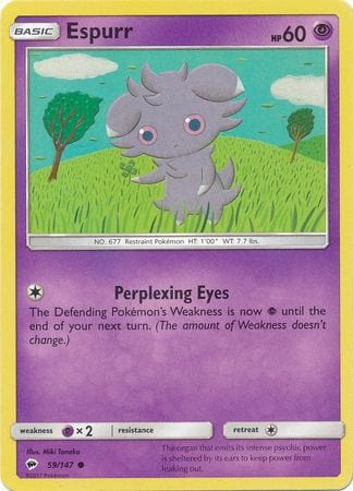 Burning Shadows - 059/147 - Espurr