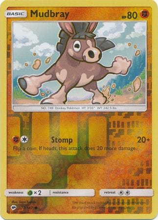 Burning Shadows - 077/147 - Mudbray - Reverse Holo