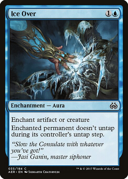 Ice Over – Aether Revolt (AER-35) Magic: The Gathering card