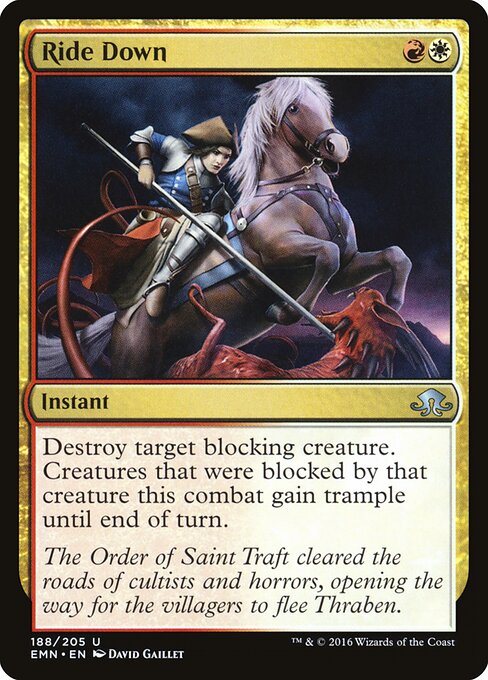 Ride Down – Eldritch Moon (EMN-188) Magic: The Gathering card