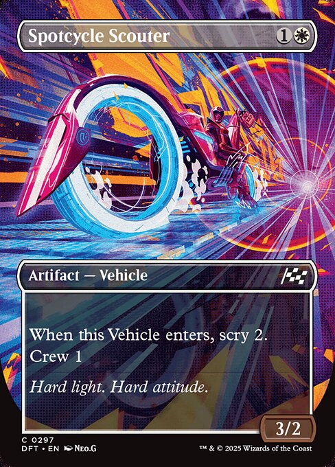 Spotcycle Scouter – Aetherdrift (DFT-297) Magic: The Gathering card | LC-REM-20260804-15340130271564-c0303505-d6f1-4626-a932-0e577d9572fe