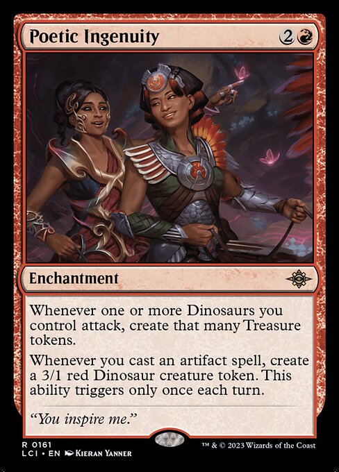 Poetic Ingenuity – The Lost Caverns of Ixalan (LCI-161) Magic: The Gathering card