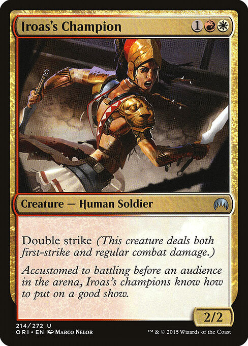 Iroas's Champion – Magic Origins (ORI-214) Magic: The Gathering card | LC-REM-20260804-15150898020684-c0441583-c9d5-47a1-8754-c9162cec64bc