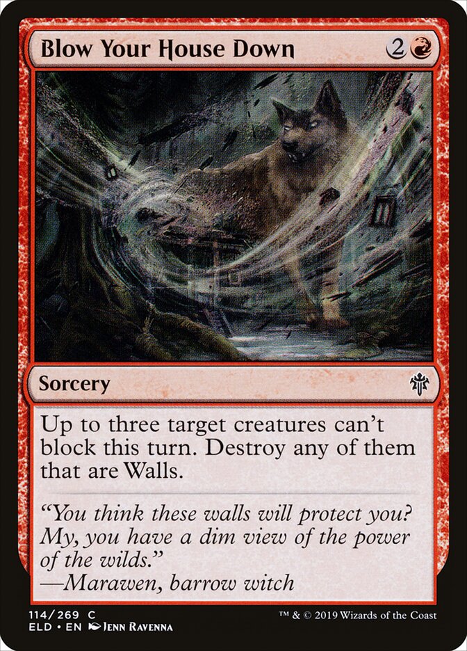 Blow Your House Down - Throne of Eldraine (Common) [ELD-114] Immagine principale del prodotto