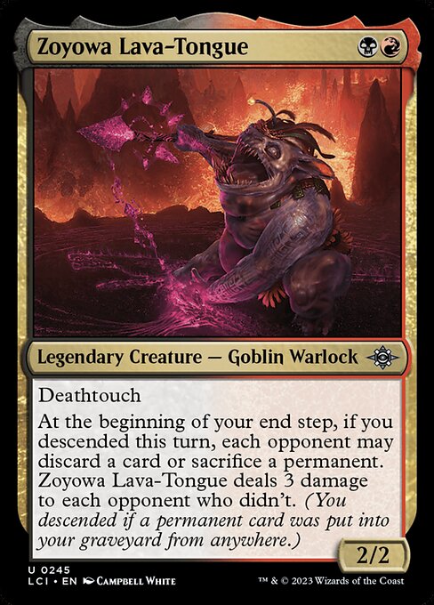 Zoyowa Lava-Tongue – The Lost Caverns of Ixalan (LCI-245) Magic: The Gathering card | LC-REM-20260804-15393089880396-c06f0ff2-d42f-4854-bbe5-4b022fb26d7d