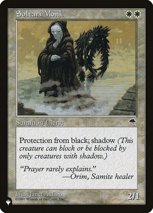 Soltari Monk – The List (PLST-TMP-45) Magic: The Gathering card | LC-REM-20260804-15151526510924-c0a47eed-c08e-459c-a1f6-991728020bbd